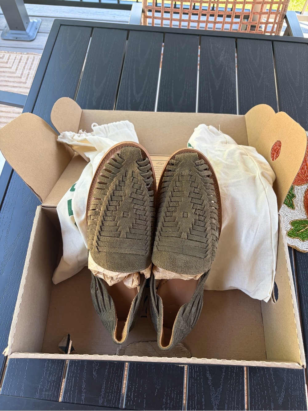 Men’s Tecovas huarache sandals size 9.5D